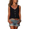 Ladies  Fashion Sleeveless Casual Casual T-Shirt Tank Top For Womens Summer Camisole Tops