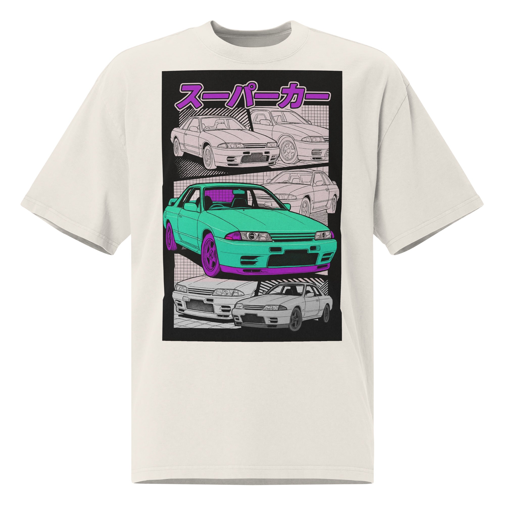 

Japanese Supercar Printed Tshirt Unisex and Women Summer Cotton Y2K Clothing Sports Fashion Short Sleeve Tops Streetwear Unisex M
