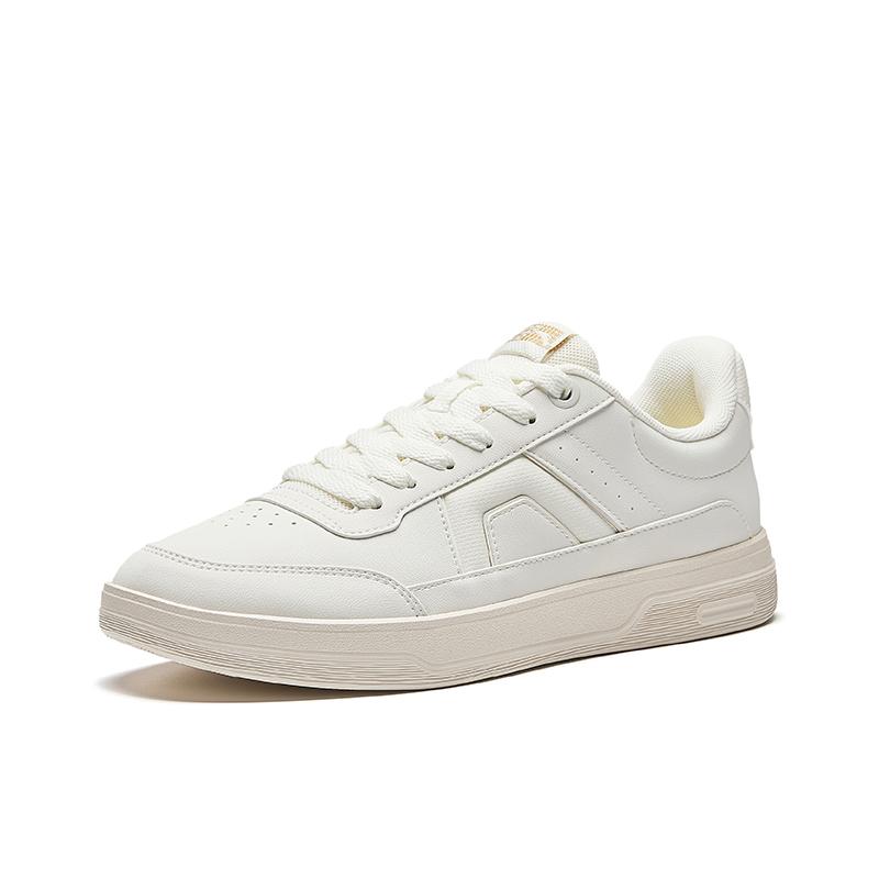 Anta Classic Minimalist Versatile Durable Lightweight Low-Top Skate Shoes Men Sneakers Ivory-White 912538026-1