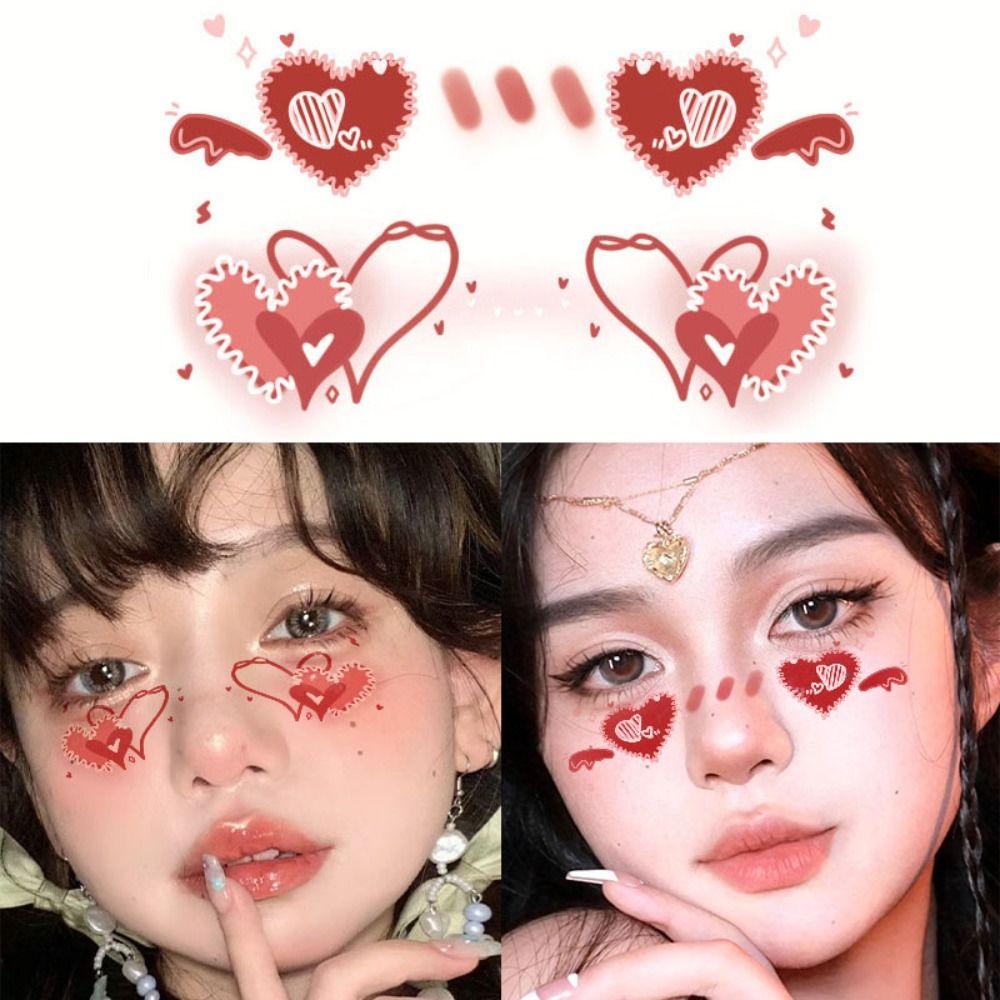 Long Lasting Freckles Blush Stickers Facial Art Makeup Stickers Face Temporary Tattoos  Concert
