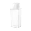 Cereal Container Plastic Transparent Sealed Dry Food Storage Dispenser Pantry Organization Canister with Measuring Cup