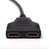 HDMI 1-to-2 Splitter Cable: Male-to-Dual-Female High-Definition Adapter