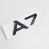 3D ABS Chrome Black Logo S Line A1 A2 A3 A4 A5 A6 A7 A8 Emblem Badge Car Decal For B Sline Sticker Decorative Accessories