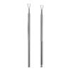 Holographic Stainless Steel Cuticle Pusher Anti-Rust Long Lasting Nail Remover Scraper for Professional Nail Salon Supplies