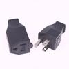 1/2 ks USA tříkolíková napájecí zásuvka zapojení elektrická zásuvka AC zásuvka zástrčka černá 125V 15A USA samice samec konektor