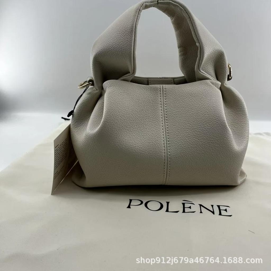 Women's New Niche Bag Polene Cloud Genuine Leather High-quality Casual Handbag Fashionable Light Luxury Crossbody