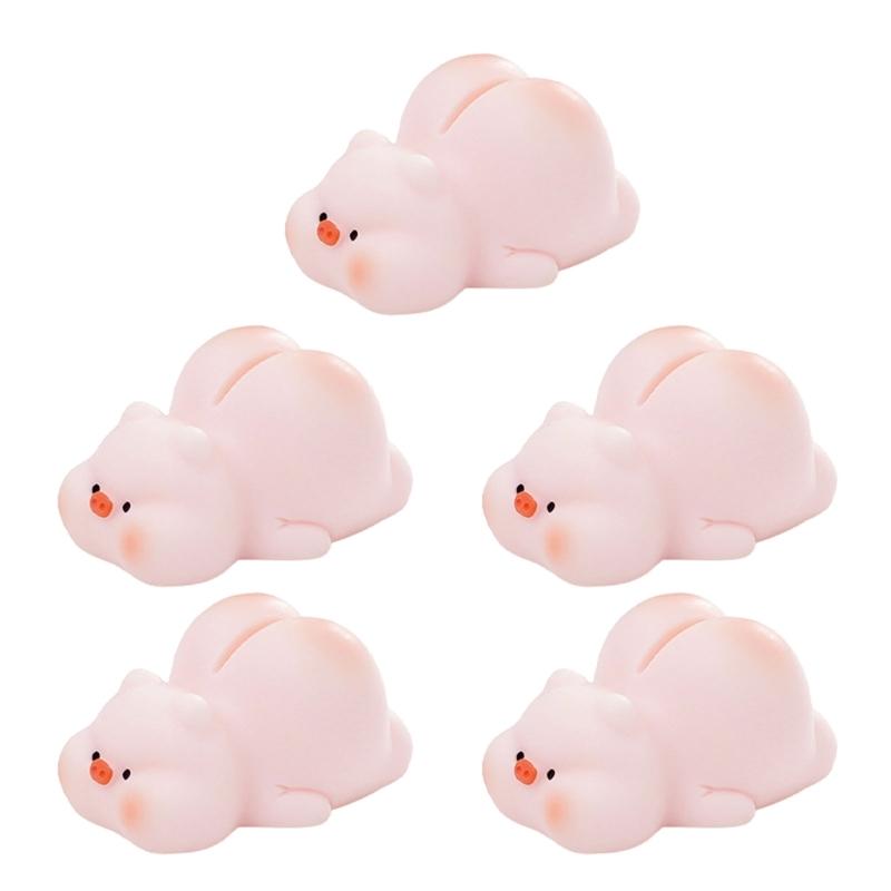 5Pcs Animal Shape Name Card Stand Resin Table Number Stands Desktop Picture Memos Note Photo Display Stand for Wedding