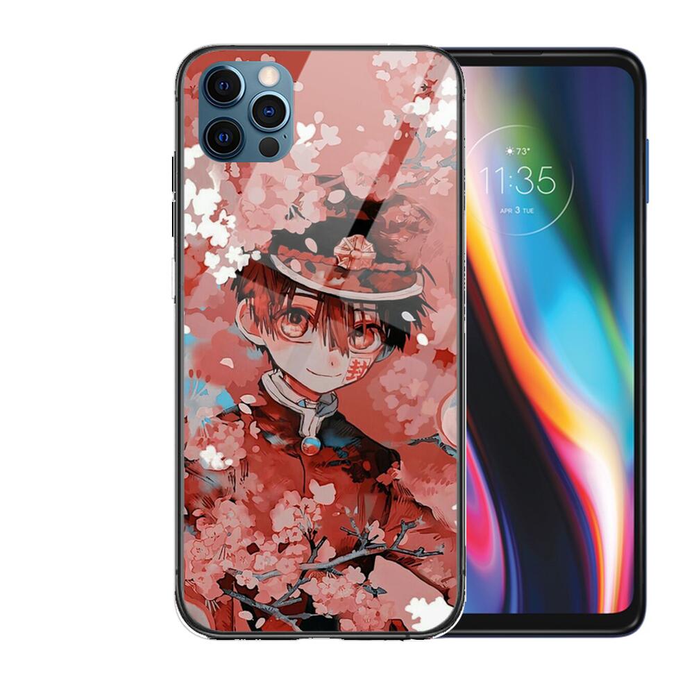 Toilet-bound Hanako-Kun Anime Glas Hülle Für iphone 13 12 11 Pro Max 12Pro XS Max XR X 7 8 Plus SE 2020 mini Hülle Gehärtete Rückseite