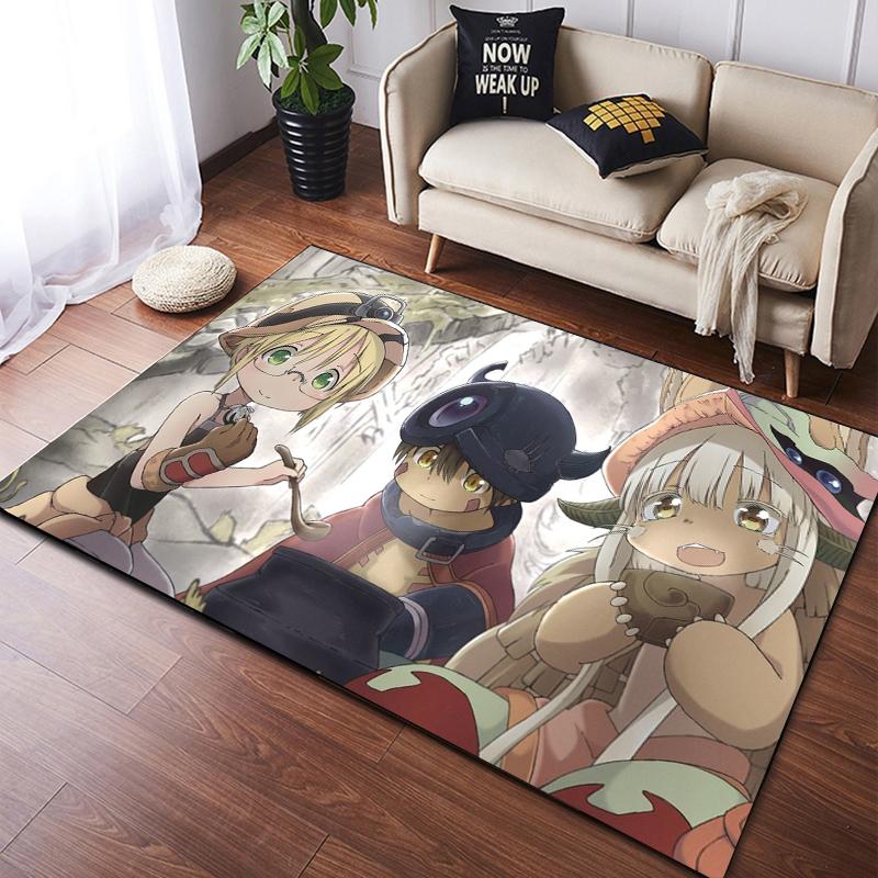Anime Made In Abyss Carpet Kitchen MatEntrance Doormat Bedroom Floor Decoration Living Room Carpet Bathroom Anti-slip Rugs