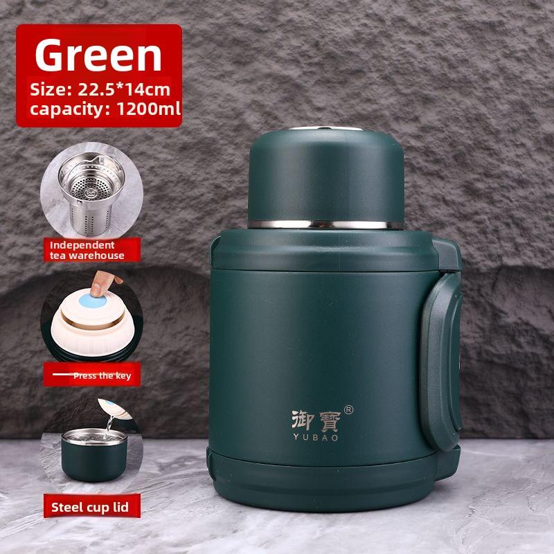 

Stainless steel thermos cup large capacity outdoor thermal insulation water kettle