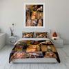 Blonde Fashion Artwork Set Bedding Duvet Cover Set Duvet Cover Pillowcases  (1*Duvet Cover 2*Pillowcases, without duvet insert)
