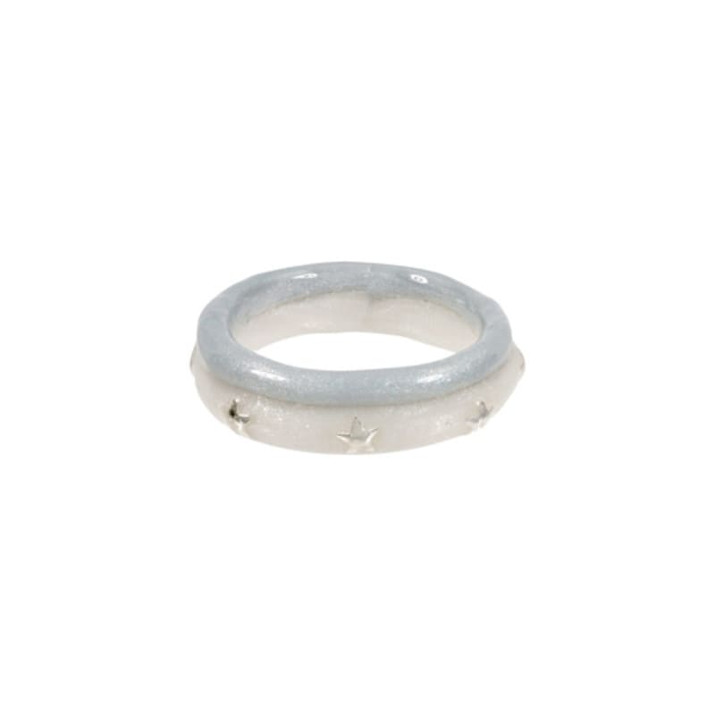 nff star two track ring-grey