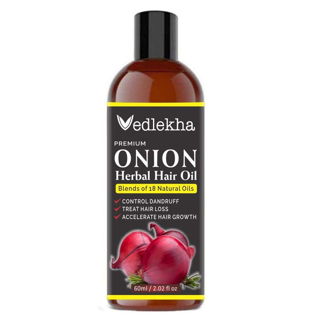 @ Vedlekha Natural & Organic Onion Oil 60ml b536 Zr-1831-60%Off