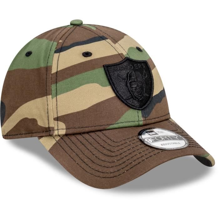 Casquette Snapback - New Era - 9Forty - Las Vegas Raiders - Wood Camo - 100% coton