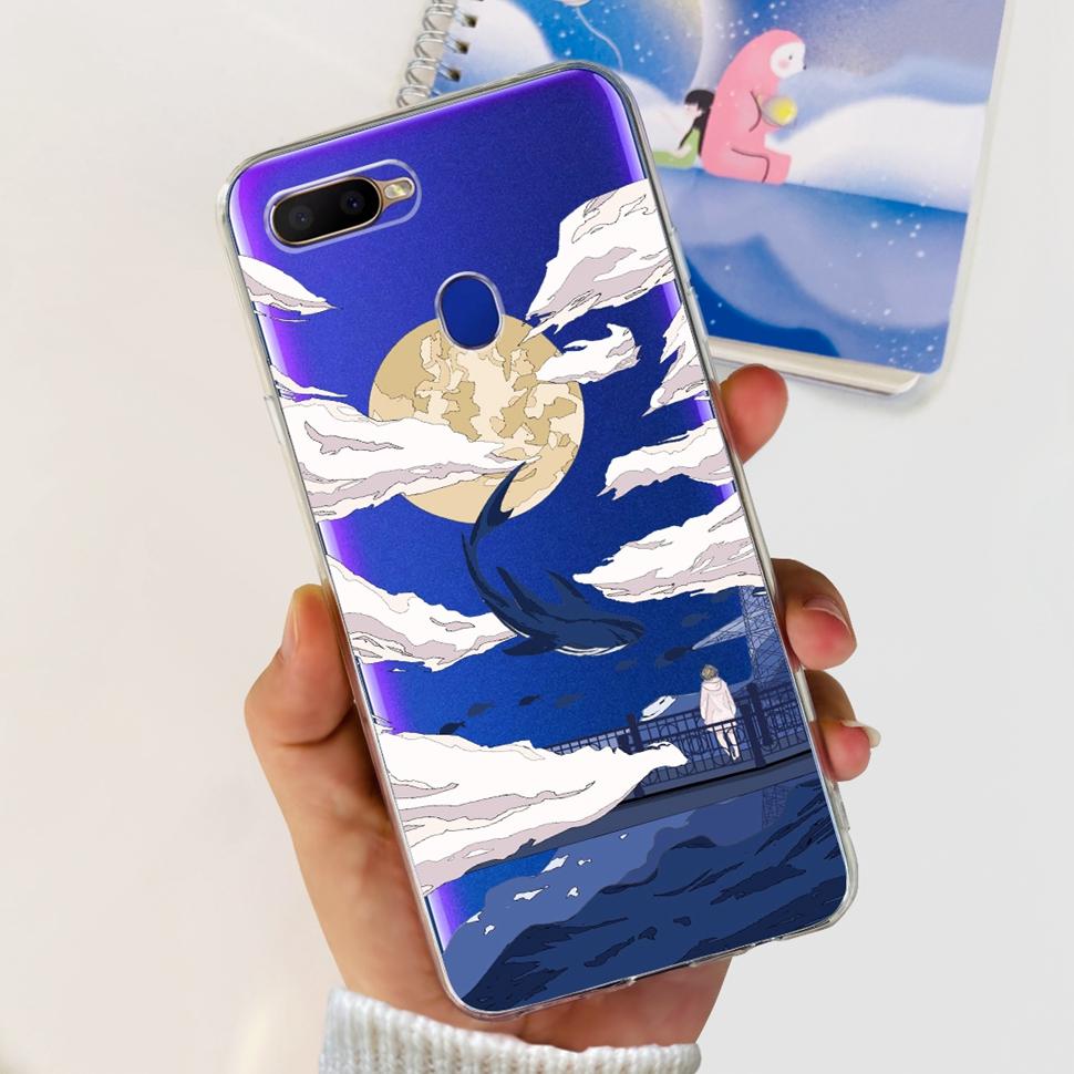Silikon-Handyhülle für OPPO A5S Hülle AX5s CPH1909 Weiche TPU-Rückseite Für Oppo A7 AX7 CPH1901 CPH1903 Hüllen Capa Coque Fundas