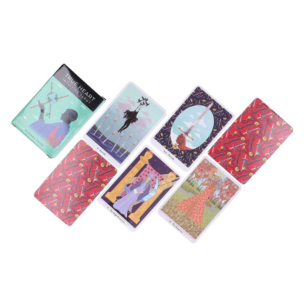 78 Stück Wahres Herz Intuitives Tarot Klassisches Einzelcoaching Selbstentwicklung Tarotkarten Deck