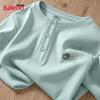 Baleno Men's Ice-Feel Henley Neck Long Sleeve T-Shirt