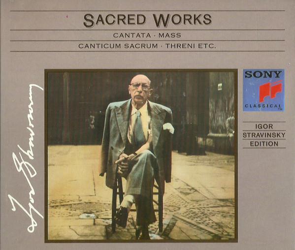 CD IGOR STRAVINSKY  Sacred Works SM2K46301 sony classic 1991 Australia Classical Used