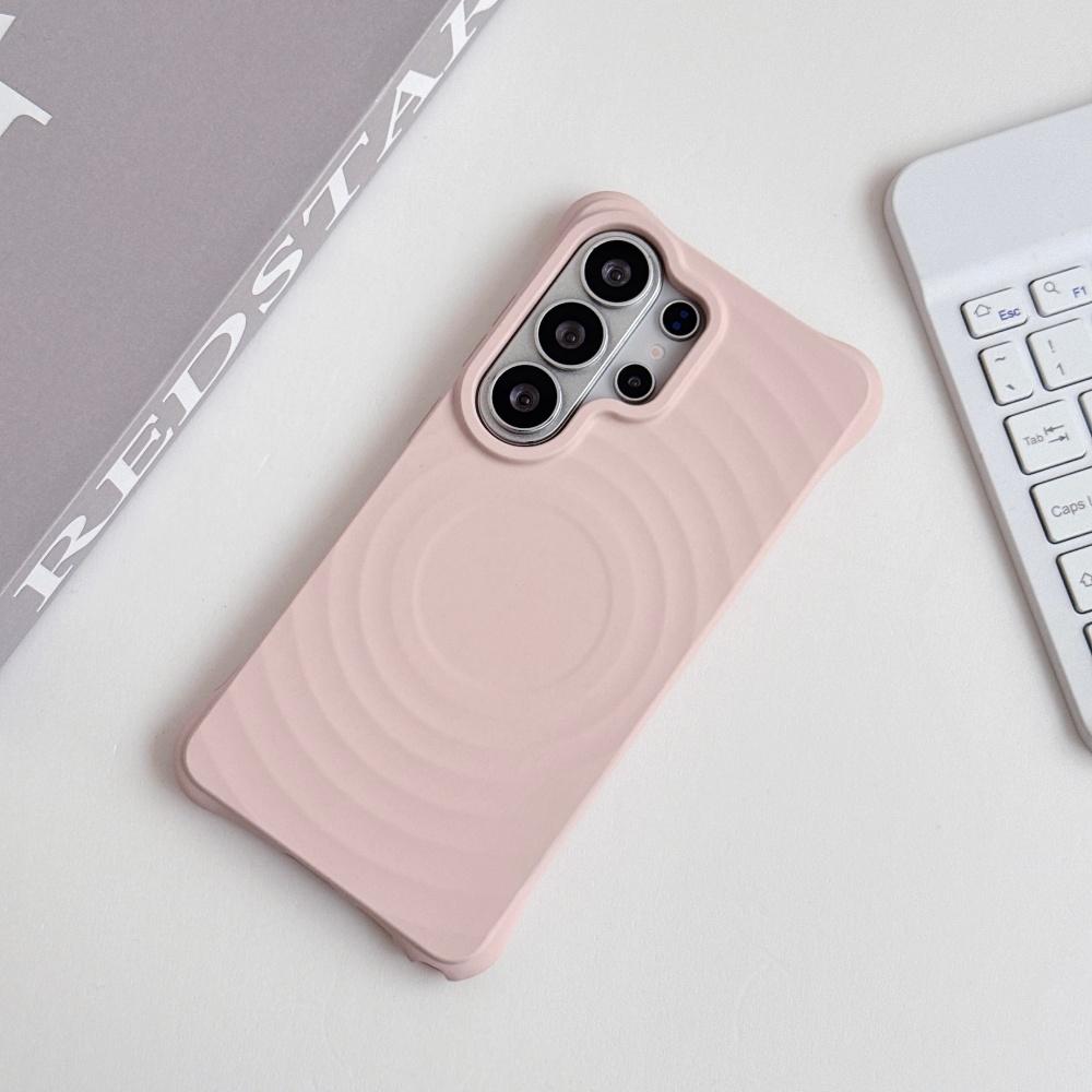 Originial Pattern Wave Liquid Silcione For Magsafe Case For Samsung Galaxy S26 S25 S24 S23 Ultra Plus Matte Magnetic Cover Funda