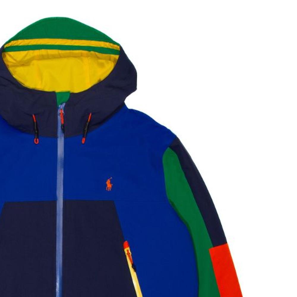 Polo Ralph Lauren Color Block Zip-Up Hooded Long Sleeve Jacket Men jackets Multicolor 710914239-001