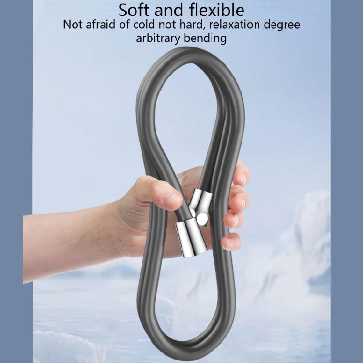 Universal Silicone Shower Hose Easy To Install Anti Twist Designs Shower Hose Flexible Bathroom Hose Simple Installation