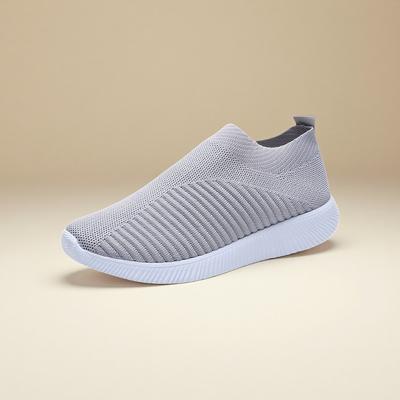 Flying Woven Casual Breathable Flat-Bottom Student All-Match Korean Mesh Schuhe