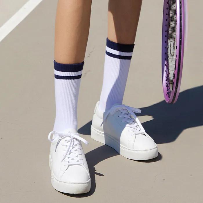Double Ringle Light Crew Socks