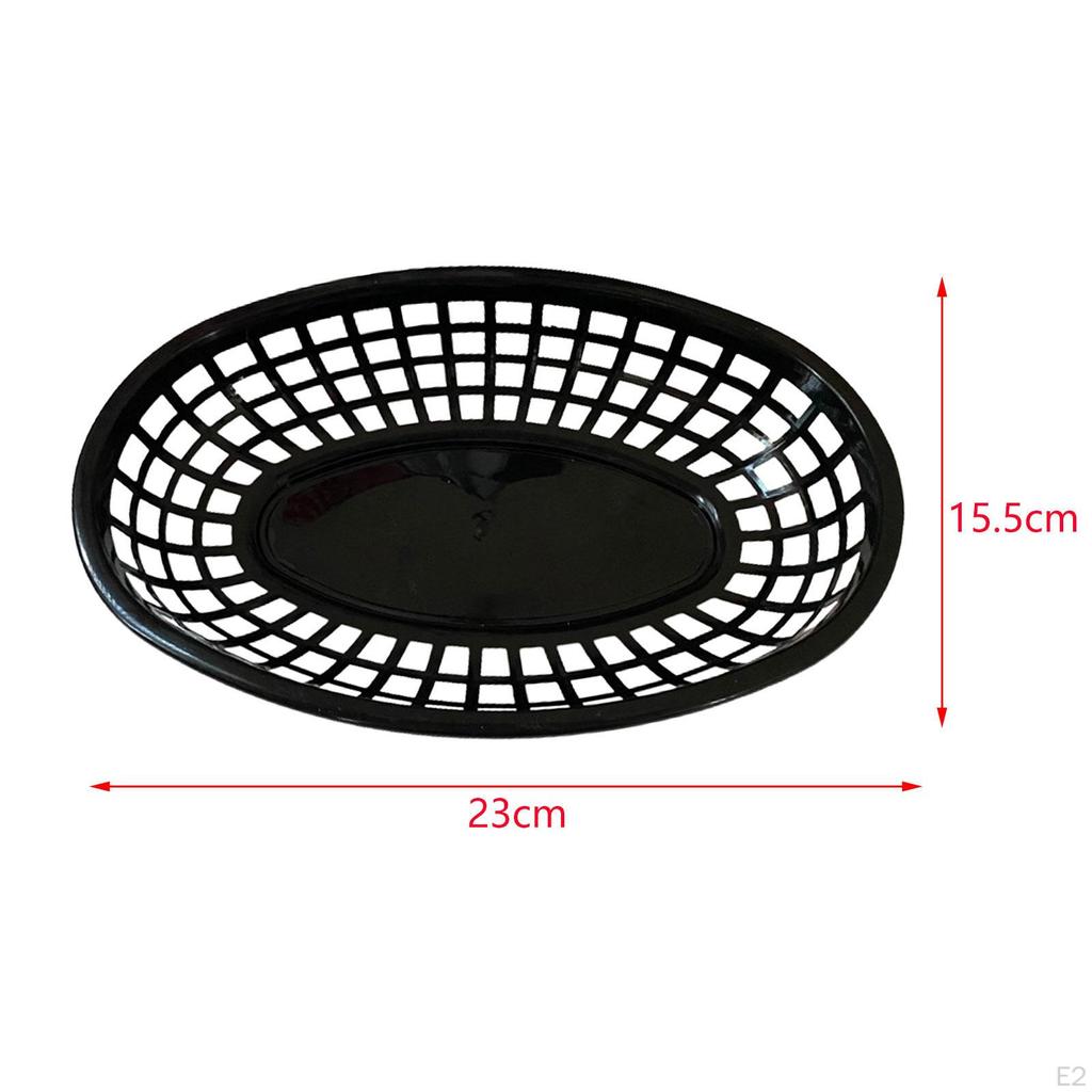 Fast Food Basket Oval Serving Restaurant for Dogs Barbecues