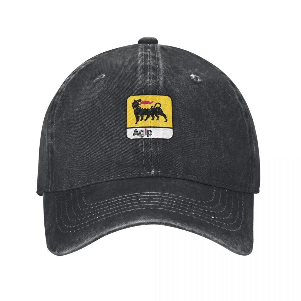 Logo agip Cappellino da Baseball Classico Cappellino Unisex di Lusso Cappello da Sole Elmetto Cappelli Unici Unisexs Donna