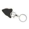 Keychain Exquisite RhinestoneEncrusted Leopard Head Car Bag Pendant for Girl Birthday Gift(Gold )