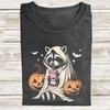 Comfort Colors Raccoon Halloween Shirt, Ghost Racoon Graphic Tee, Spooky Season Tee, Pumpkin Tee Shirt, Halloween Gift