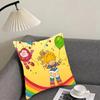 RRainbows Cute BriteE Cartoon Cushion Cover Pillowcase Ultra Soft Skin Friendly Fabric Cloud Like Comfort Concealed Zipper
