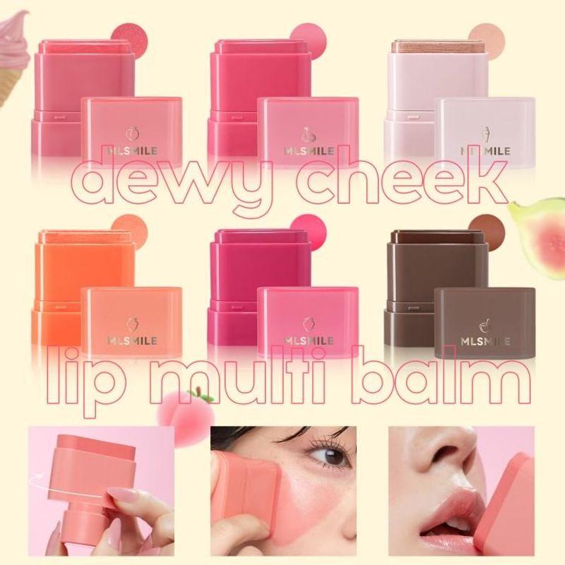 MLSMILE - Dewy Fruit Cheek & Lip Multi Balm - 6 Colors
