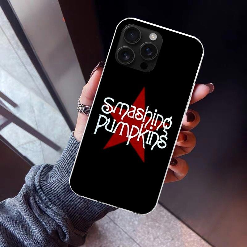 

Rock The Smashing Pumpkins Phone Case For iPhone 17 Air 16 15 Pro Max 14 Plus 13 Mini 12 11 Cover 7 8 SE Silicone Shell Print Fu iPhone 15 Pro