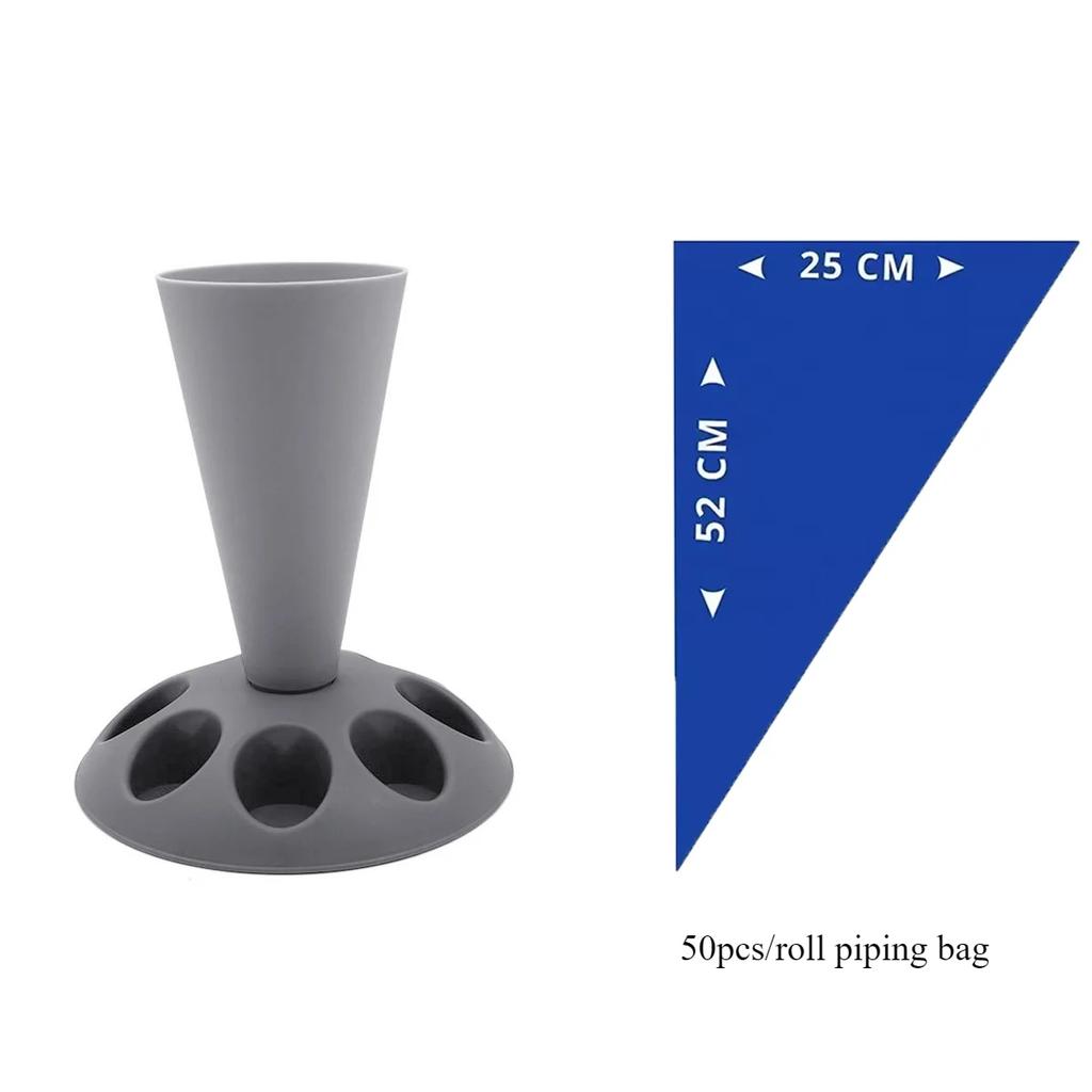 Cream Tool Piping Bag Rack Storage Auxiliary Decorating Mouth Storage Stand Cream Practice Pastry Baking Tools