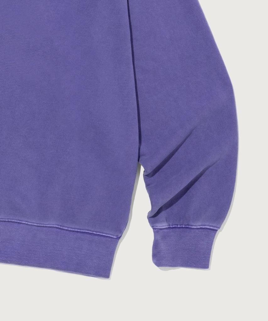 Champion C Logo Pigment Oversized Sweatshirt Purple