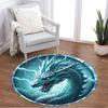 1pc fantasy dragon design rug home carpet non slip office decor gift living room bedroom