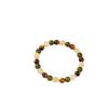Festive Gifts Tiger Eye Green Aventurine And Rutilated Quartz Beaded Bracelet Natural Fashion Jewelry Daily Wear Simple Versatile Accessory
