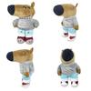 Chill Meme Guy Cartoon Dog Plush Toy Stuffed Animal Doll Kids Birthday Gift