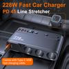 228W 9 w 1 Szybka ładowarka samochodowa Adapter Ładowanie Niezależne przełączniki DC Gniazdo zapalniczki PD 3 gniazda Rozdzielacz zapalniczki