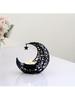 1pc Festival Moon Candlestick Aromatherapy Stove Iron Candle Stand Love Romantic Crafts Decoration, Mother's Day Gift, Wedding