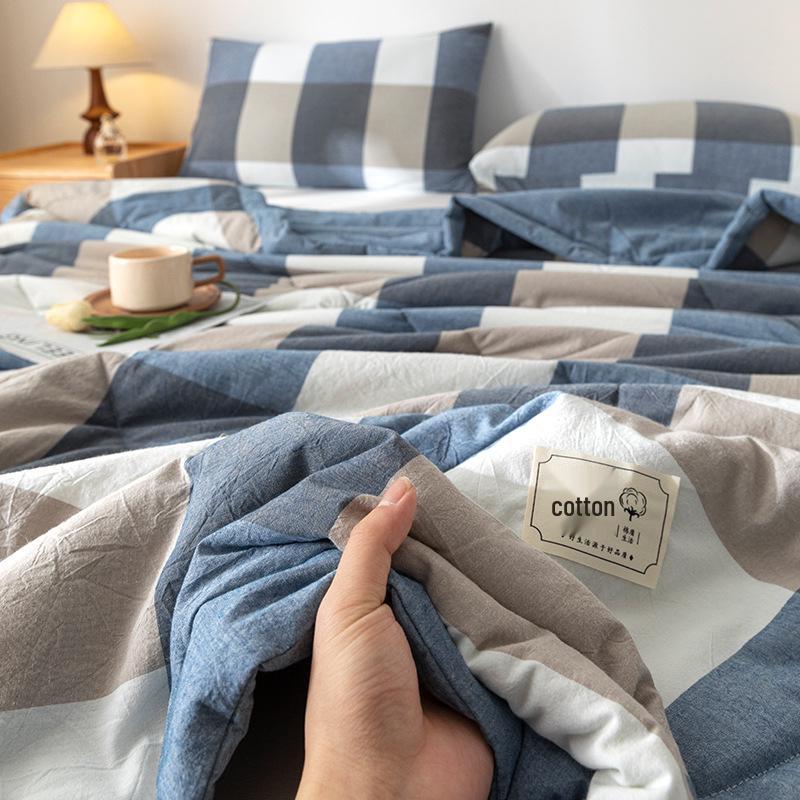 Xinjiang Bomull Luftkonditionering Sommartäcke - Sval, Klass A, Enkelt Sovsalstäcke för Studenter