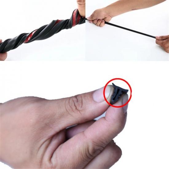 160CM Car Auto Dashboard Sealing Strips Soundproof Dustproof U-Shape Rubber