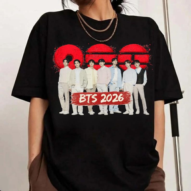 BTS World Tour 2026, BTS Arirang, BTS Concert T-shirt, Bts Jin, Hooligan, Bts Arirang Concert Shirt Jin Inspired Hooligan Tee Kpop Fan Gift 4XL
