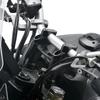 ZETA RACING Handlebar Rise 20mm 26mm for Large Diameter Compatible with Bar Mounts Position Upright Riding Long Dirtfreak F4624 Kit, Front/Rear