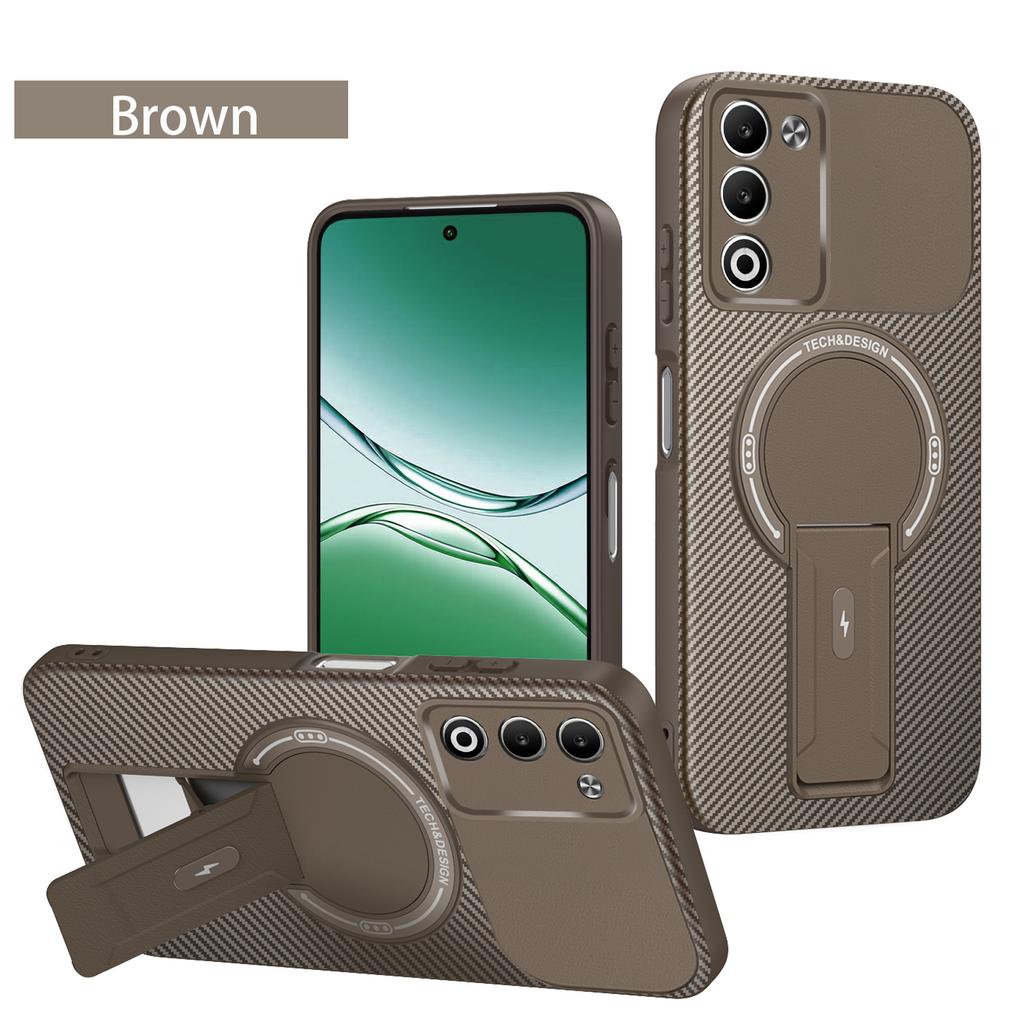 For OPPO A5 Case OPPO A5 5G Phone Case Oppo A5 4G Cover Oppo A5 2026 Magnetic Mounting Bracket Protect Back Cover