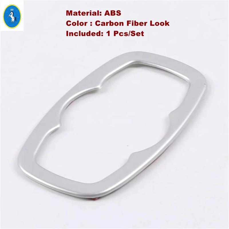 For Ford Focus MK4  - 2025 Matte / Carbon Fiber Look Car Headlight Head Lamp Switch Decor Cover Trim Inner ABS Accessories
