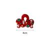 Painted Wavy Trumpet Hair Clips Bangs ClipsNew Year Fun Christmas StockingsHair Clips Hair Accessories
