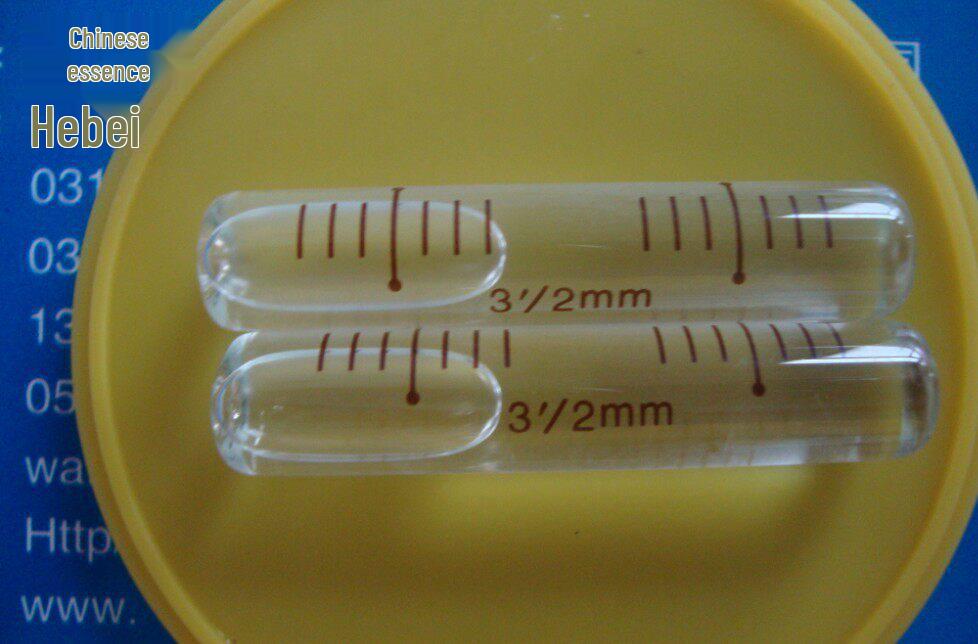 

3-inch Chinese Glass Spirit Level Railway Gauge Ruler