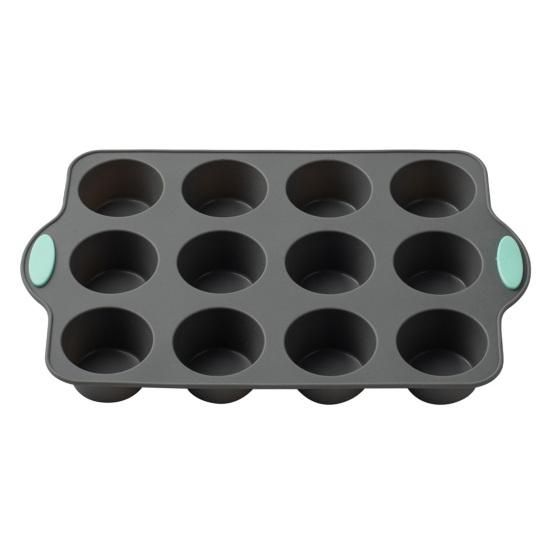 

Форма для кекса 6/12-гнезд Мини форма для кекса с рифлеными стенками Без БФА Антипригарная Маленькая форма для выпечки кексов Форма из пищевого силикона Подарки для пекарей День матери/День рождения 12Holes